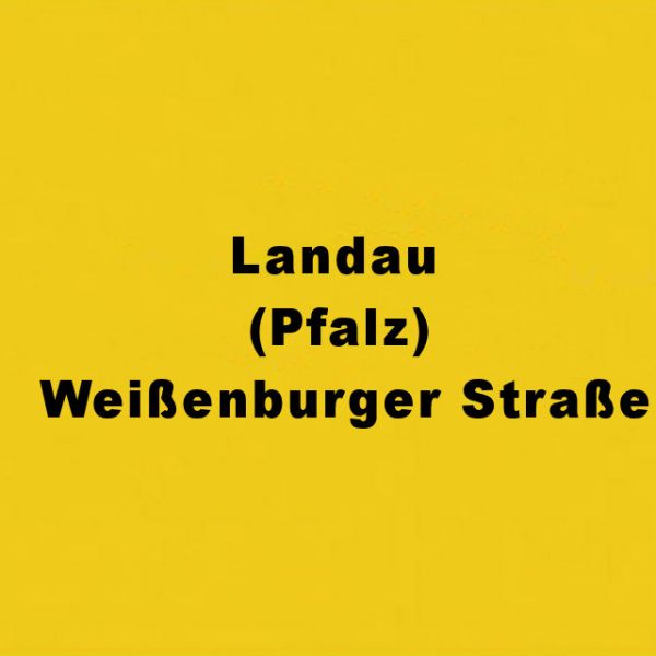 Landau Pfalz Weißenburger Straße