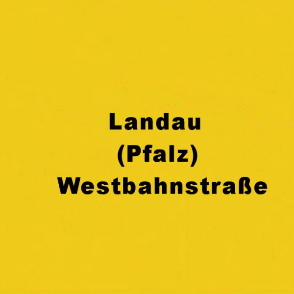 Landau (Pfalz) Westbahnstraße