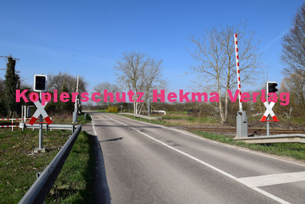 Maximiliansau Eisenbahn - Maximiliansau Bahnübergang - Landstraße/Ortsausgang - Bü 52,063 Maximiliansau 2