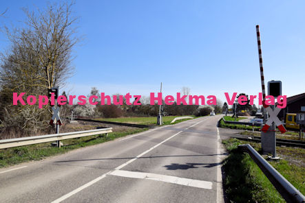 Maximiliansau Eisenbahn - Maximiliansau Bahnübergang - Landstraße/Ortsausgang - Bü 52,063 Maximiliansau 2