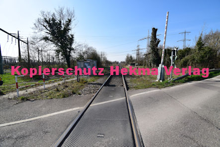 Maximiliansau Eisenbahn - Maximiliansau Bahnübergang - Landstraße/Ortsausgang - Bü 52,063 Maximiliansau 2