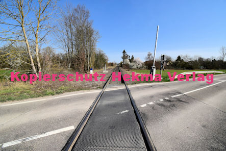 Maximiliansau Eisenbahn - Maximiliansau Bahnübergang - Landstraße/Ortsausgang - Bü 52,063 Maximiliansau 2