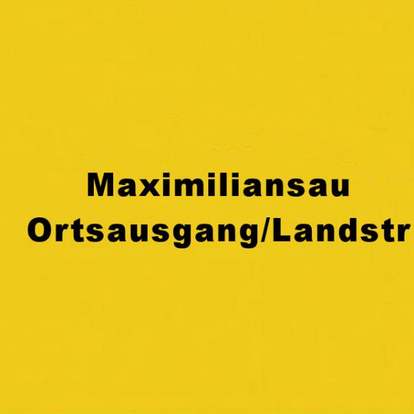 Maximiliansau Ortsausgang/Landstraße
