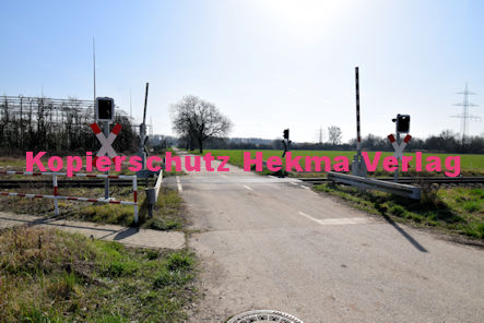 Maximiliansau Eisenbahn - Maximiliansau Bahnübergang - Rotthof - Bü 52,491 Maximiliansau 3