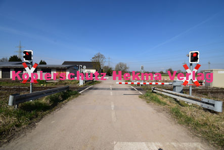 Maximiliansau Eisenbahn - Maximiliansau Bahnübergang - Rotthof - Bü 52,491 Maximiliansau 3