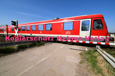 Maximiliansau Eisenbahn - Maximiliansau Bahnübergang - Rotthof - Bü 52,491 Maximiliansau 3