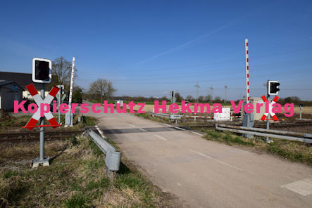 Maximiliansau Eisenbahn - Maximiliansau Bahnübergang - Rotthof - Bü 52,491 Maximiliansau 3