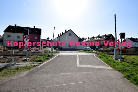 Maximiliansau Eisenbahn - Maximiliansau Bahnübergang - Staudenäcker - Bü 51,735 Maximiliansau 1