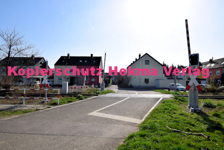 Maximiliansau Eisenbahn - Maximiliansau Bahnübergang - Staudenäcker - Bü 51,735 Maximiliansau 1