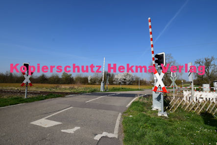 Maximiliansau Eisenbahn - Maximiliansau Bahnübergang - Staudenäcker - Bü 51,735 Maximiliansau 1