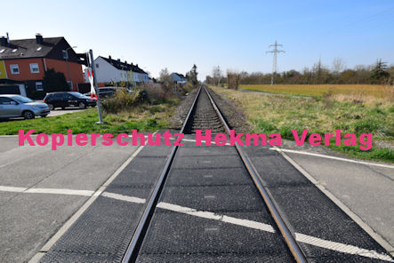 Maximiliansau Eisenbahn - Maximiliansau Bahnübergang - Staudenäcker - Bü 51,735 Maximiliansau 1