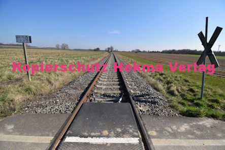 Oberhausen (Pfalz) Eisenbahn - Oberhausen Bahnübergang 1339 - An den Hofäckern/Jubiläumsbank