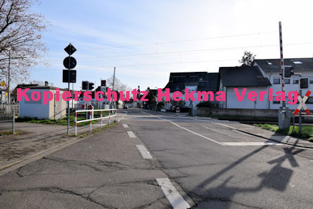 Rheinzabern - Eisenbahn - Rheinzabern - Bahnübergang Bahnhofstr./Mühlgasse - Rheinzabern I Bü 1282 km 41,278