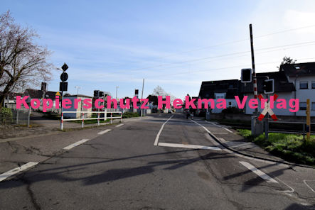 Rheinzabern - Eisenbahn - Rheinzabern - Bahnübergang Bahnhofstr./Mühlgasse - Rheinzabern I Bü 1282 km 41,278