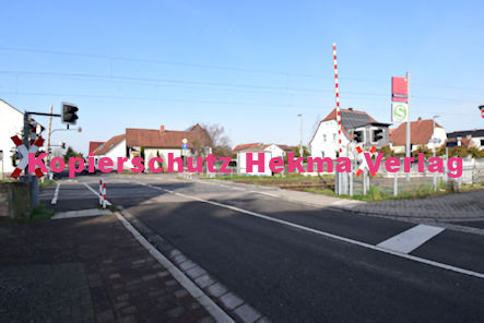 Rheinzabern - Eisenbahn - Rheinzabern - Bahnübergang Bahnhofstr./Mühlgasse - Rheinzabern I Bü 1282 km 41,278