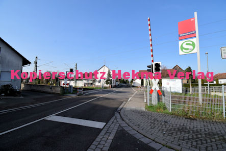 Rheinzabern - Eisenbahn - Rheinzabern - Bahnübergang Bahnhofstr./Mühlgasse - Rheinzabern I Bü 1282 km 41,278