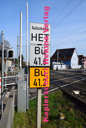 Rheinzabern - Eisenbahn - Rheinzabern - Bahnübergang Rappengasse - Rheinzabern II Bü 1283 km 41,697