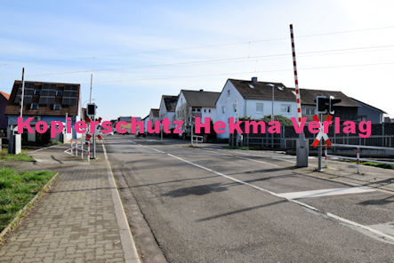 Rheinzabern - Eisenbahn - Rheinzabern - Bahnübergang Rappengasse - Rheinzabern II Bü 1283 km 41,697