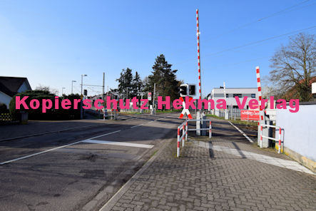 Rheinzabern - Eisenbahn - Rheinzabern - Bahnübergang Rappengasse - Rheinzabern II Bü 1283 km 41,697