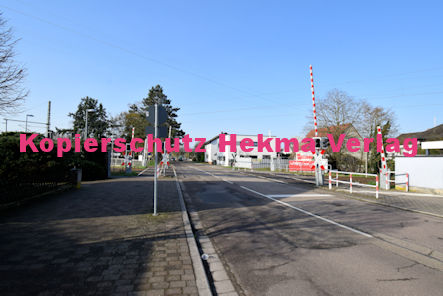 Rheinzabern - Eisenbahn - Rheinzabern - Bahnübergang Rappengasse - Rheinzabern II Bü 1283 km 41,697