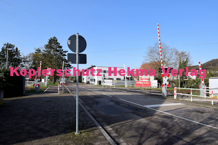 Rheinzabern - Eisenbahn - Rheinzabern - Bahnübergang Rappengasse - Rheinzabern II Bü 1283 km 41,697