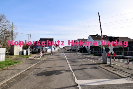 Rheinzabern - Eisenbahn - Rheinzabern - Bahnübergang Rappengasse - Rheinzabern II Bü 1283 km 41,697