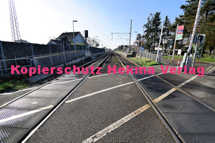 Rheinzabern - Eisenbahn - Rheinzabern - Bahnübergang Rappengasse - Rheinzabern II Bü 1283 km 41,697