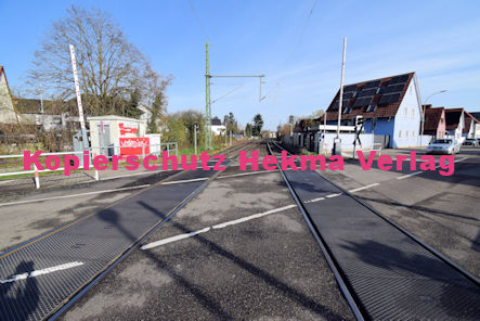 Rheinzabern - Eisenbahn - Rheinzabern - Bahnübergang Rappengasse - Rheinzabern II Bü 1283 km 41,697