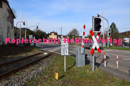 Siebeldingen Pfalz Eisenbahn - Siebeldingen Bahnübergang BÜ 32,7 - Weinstraße