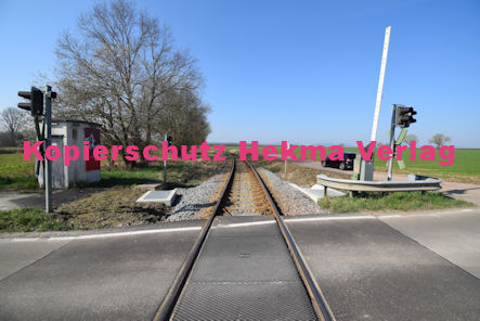 Winden (Pfalz) Eisenbahn - Winden K 12 - Bahnübergang BÜ 1,3 Steinweilerer Str.