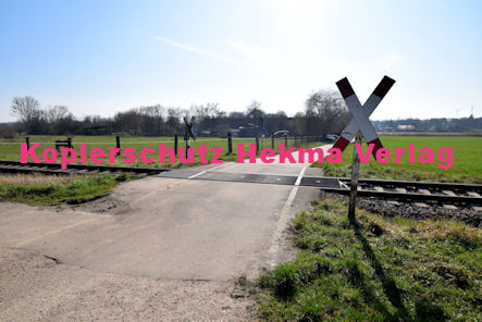 Winden (Pfalz) Eisenbahn - Winden - Bahnübergang BÜ 1331 Waschgasse
