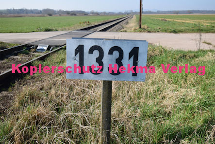 Winden (Pfalz) Eisenbahn - Winden - Bahnübergang BÜ 1331 Waschgasse