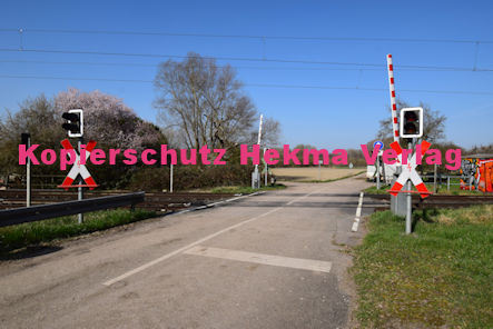 Wörth am Rhein Eisenbahn - Wörth Bahnübergang - In den Niederwiesen - Bü 44,7