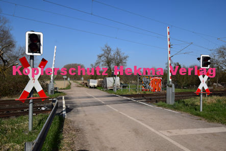 Wörth am Rhein Eisenbahn - Wörth Bahnübergang - In den Niederwiesen - Bü 44,7