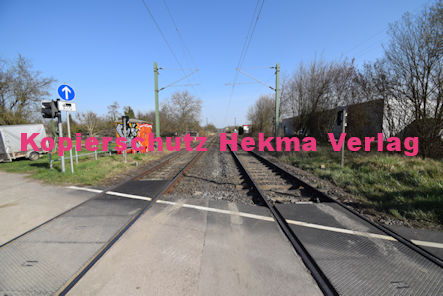 Wörth am Rhein Eisenbahn - Wörth Bahnübergang - In den Niederwiesen - Bü 44,7