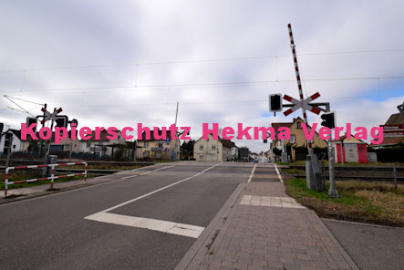 Bellheim Eisenbahn - Bellheim Bahnübergang - Bellheim II Bü 1267 km 32,889