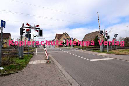 Bellheim Eisenbahn - Bellheim Bahnübergang - Bellheim II Bü 1267 km 32,889