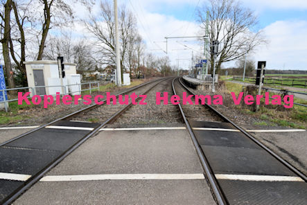 Bellheim Eisenbahn - Bellheim Bahnübergang - Bellheim I Bü 1266 km 32,488 Am Mühlbuckel
