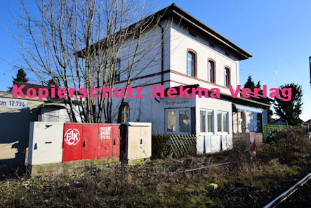 Berghausen (Pfalz) Eisenbahn - Bahnhaltepunkt Berghausen - Bahnhofsgebäude