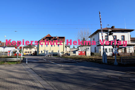 Berghausen (Pfalz) Eisenbahn - Bahnübergang Berghausen - Bü Berghausen 2 km 12,734 Dudenhofer Straße