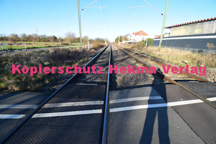 Berghausen (Pfalz) Eisenbahn - Bahnübergang Berghausen - Bü Berghausen 1 km 12,258 Germersheimer Straße