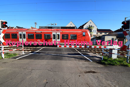 Berghausen (Pfalz) Eisenbahn - Bahnhaltepunkt Berghausen - Bü Berghausen 3 km 13,198 Schänzelweg