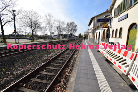 Deidesheim Eisenbahn - Deidesheim Bahnhof - Bahnsteig