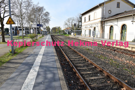 Deidesheim Eisenbahn - Deidesheim Bahnhof - Bahnsteig