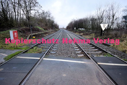 Edesheim Eisenbahn - Edesheim Bahnübergang BÜ 11,6 - Knöringer Weg