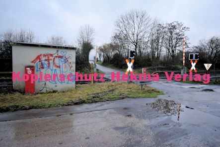 Edesheim Eisenbahn - Edesheim Bahnübergang BÜ 11,6 - Knöringer Weg
