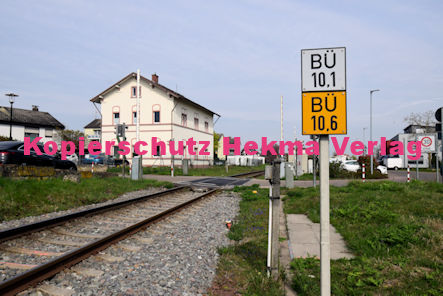 Forst an der Weinstraße - Eisenbahn - Forst Bahnübergang 2320 Bü 10,1 - Heidweg