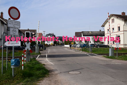 Forst an der Weinstraße - Eisenbahn - Forst Bahnübergang 2320 Bü 10,1 - Heidweg