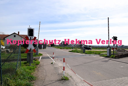 Forst an der Weinstraße - Eisenbahn - Forst Bahnübergang 2320 Bü 10,1 - Heidweg