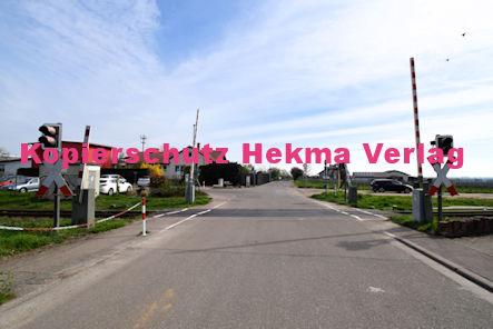 Forst an der Weinstraße - Eisenbahn - Forst Bahnübergang 2320 Bü 10,1 - Heidweg